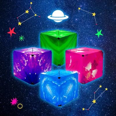 Law&J (KC Certified) Space Cube Galaxy Planet Magnet 3D Transformation Magic Cube, Korean Popular Puzzles