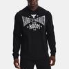 Under Armour Terry Casual Sport Printed Hoodie Men Tops Black 1370458-001