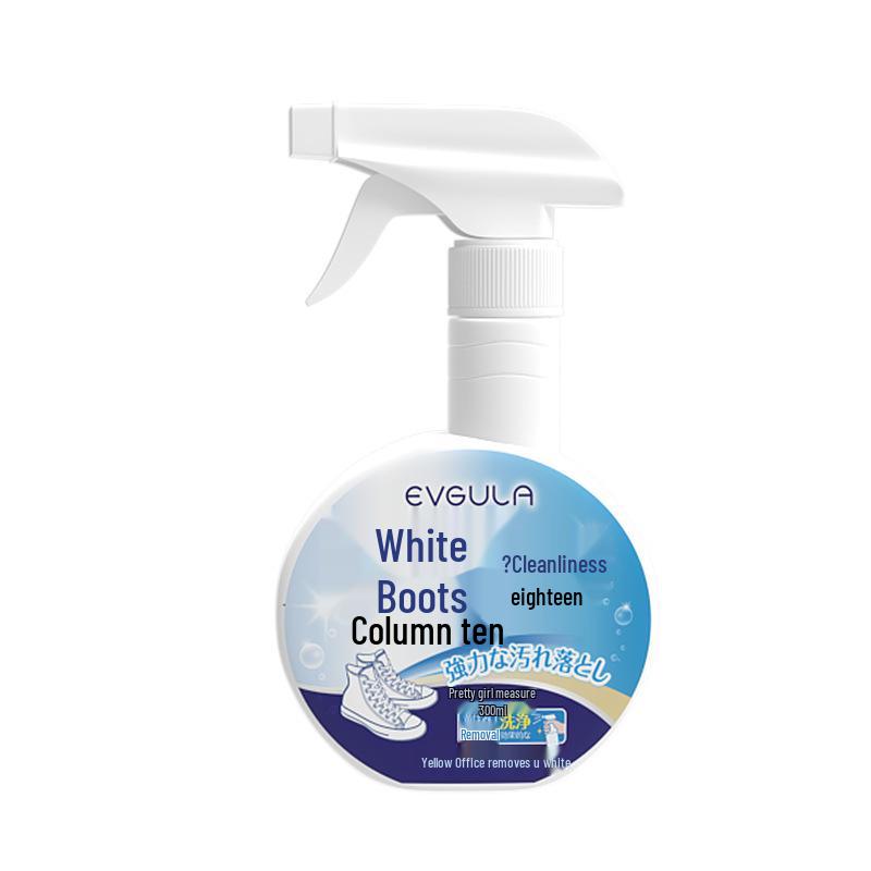 White Shoe Cleaner Spray & Wipes: Waterless Stain Remover for Whitening and Yellowing Removal on Sneakers
