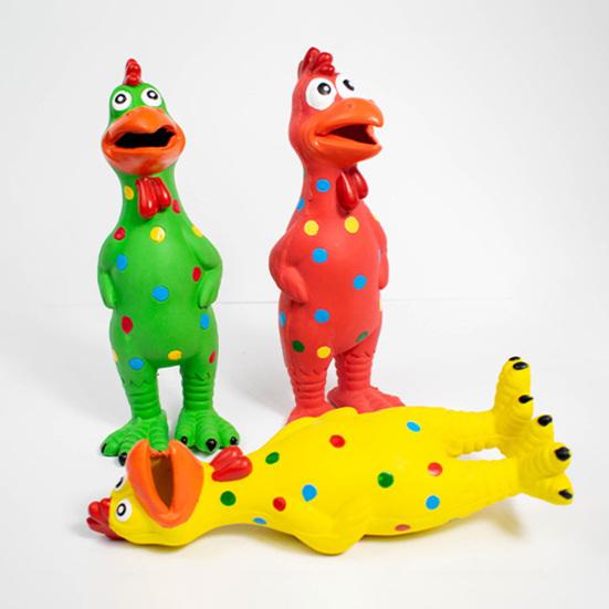 Pet Dog Toy Screaming Chicken Squeeze Sound Toy Dog Latex Chewing Training Toy Pet Supplies
