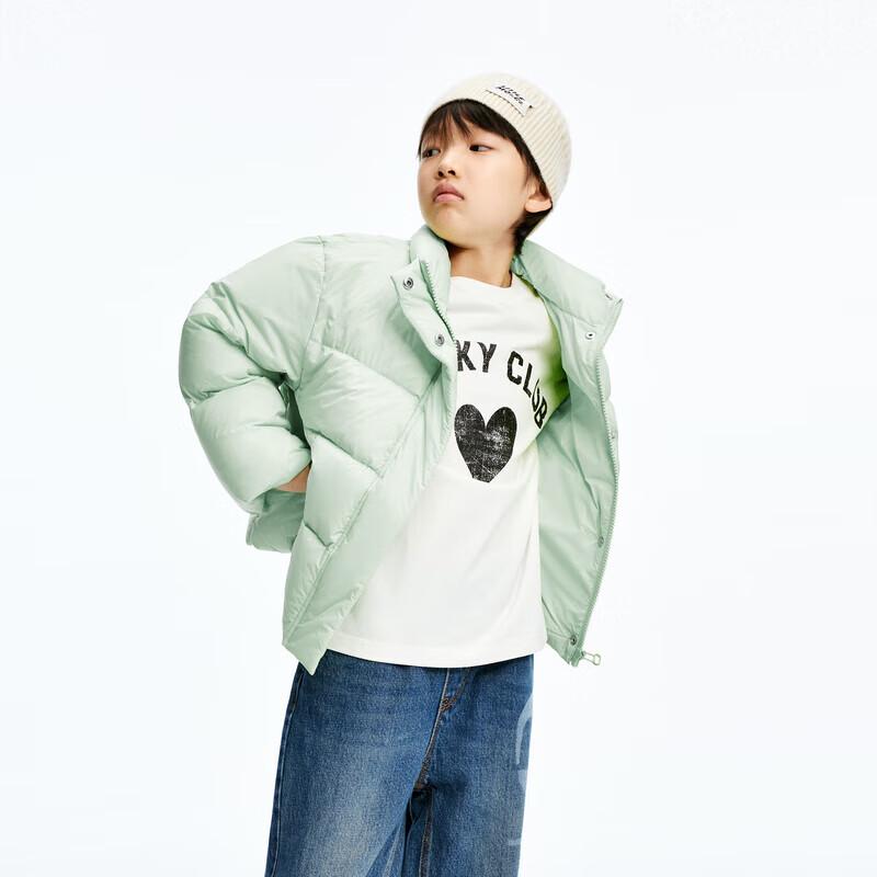 Little MO&Co. Kids' Volcanic Heat Stand Collar Down Jacket