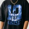 Lionel Messi Argentina Goat Vintage Custom Graphic T Shirt World Cup High Quality Cotton Soccer Fan Unisex Tee