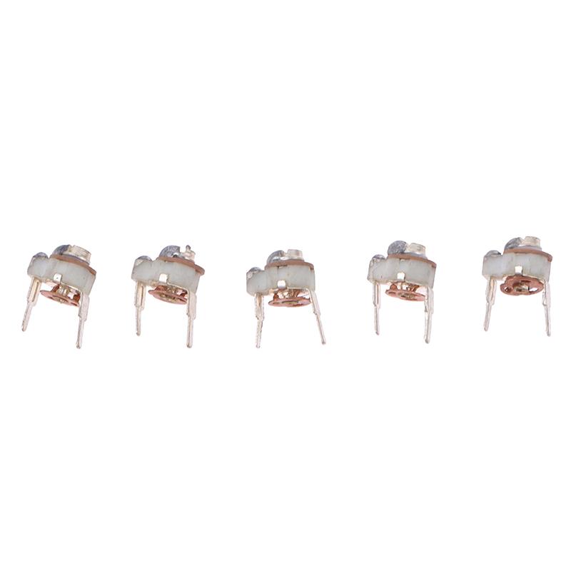 5Pcs 5Mm Ceramic Trimmer Capacit Adjustable Capacitor Trimmer Variable Ceramic Capacitor 3Pf 5Pf 10Pf 20Pf 30Pf