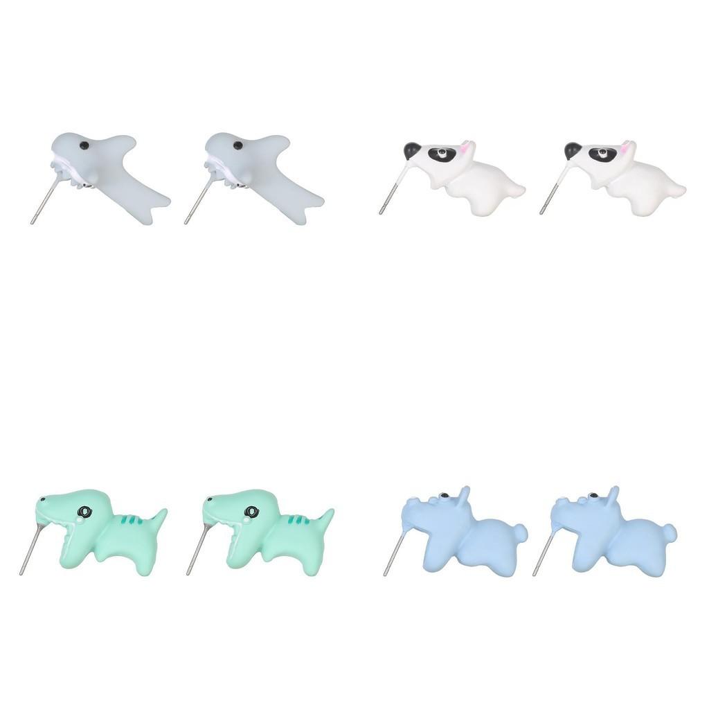 Alloy Earrings Animal Trendy Designs Featuring Dogs Sharks Dinos And More