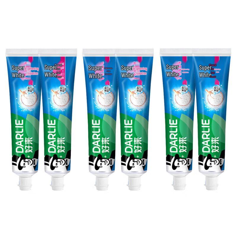 Darlie All-in-One Mineral Salt Whitening Toothpaste 6-Pack