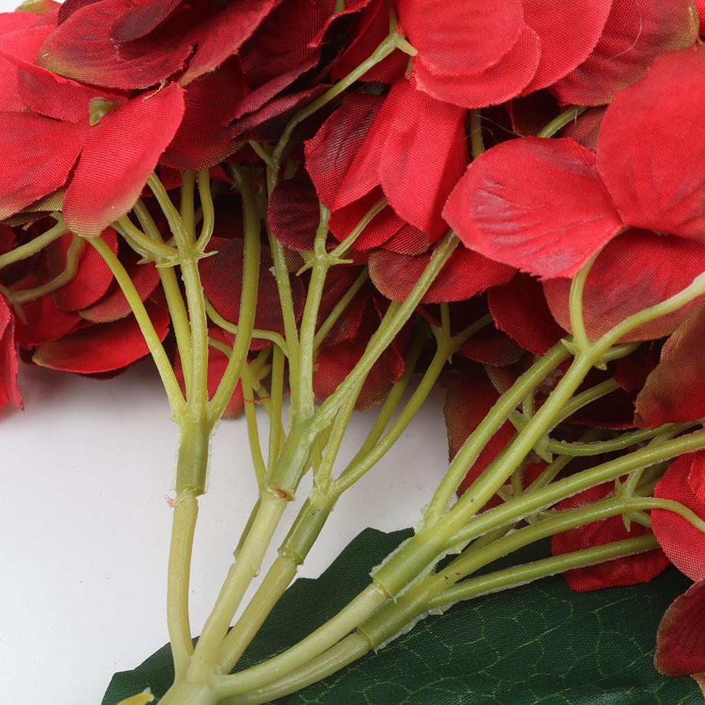 Artificial Silk Flowers Hydrangea Peony Bridal Bouquet Silk Flower