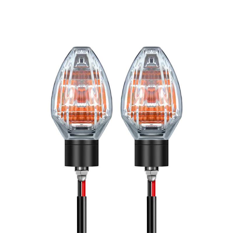 

1 пара индикаторов задних указателей поворота мотоцикла, универсальные, подходят для Honda Wave 125/MSX125/RS150