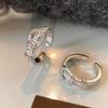 Super flash zircon oval open ring, exquisite light luxury temperament index finger ring, personalized fashion and high-end jewelry.