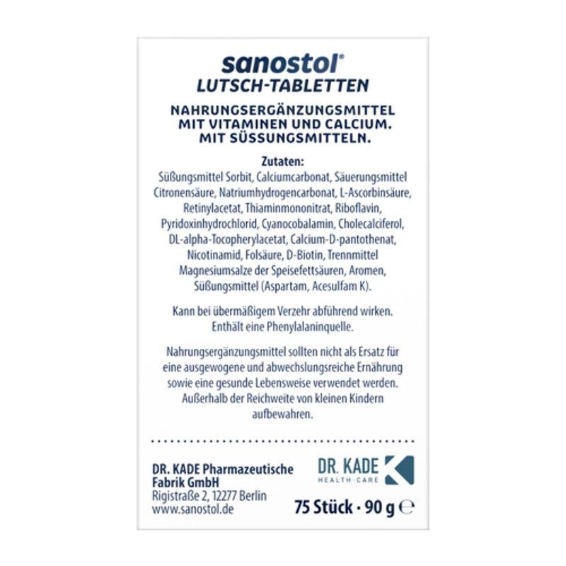 Sanostol Multivitamin Calcium Candy 75 pieces