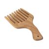 Wooden Comb Sandalwood Prevent Static Scalp Massage Coarse Teeth Hair Beard Comb for Barber Salon