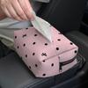 Cute Car Tissue Box Polka Dot Hanging Tissue Dispenser Creative Car Tissue Holder  Seat Back