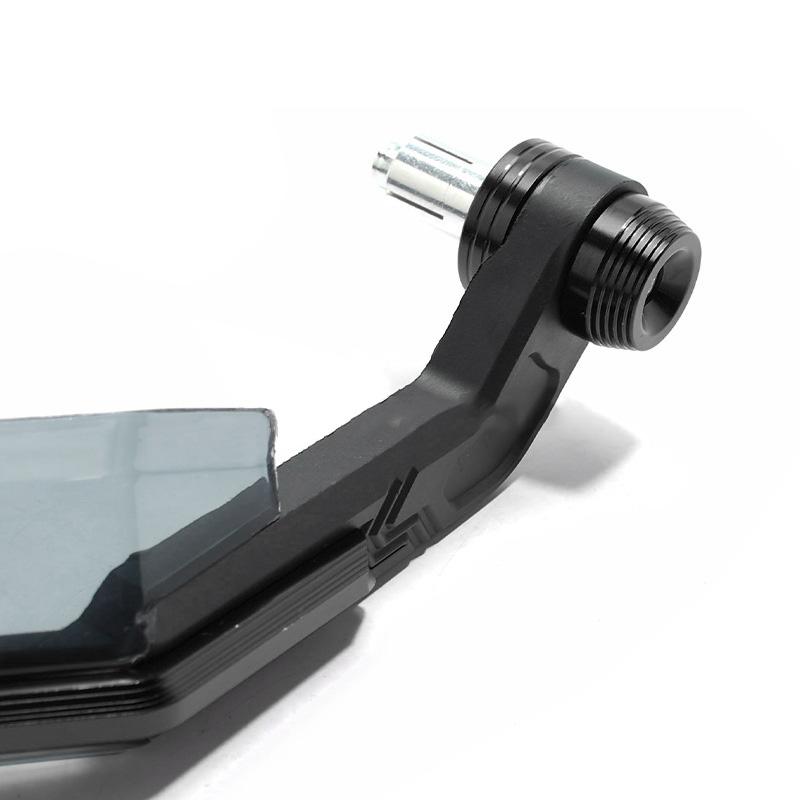 Motorcycle Handguard High Strength Impact Resistant Handlebar Wind Deflector for Motorbike BLACK