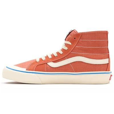 Sk8 138 Decon Sf Retro Casual Lightweight Breathable High-Top Skate Shoes Unisex Sneakers Orange VN0A3MV14UH