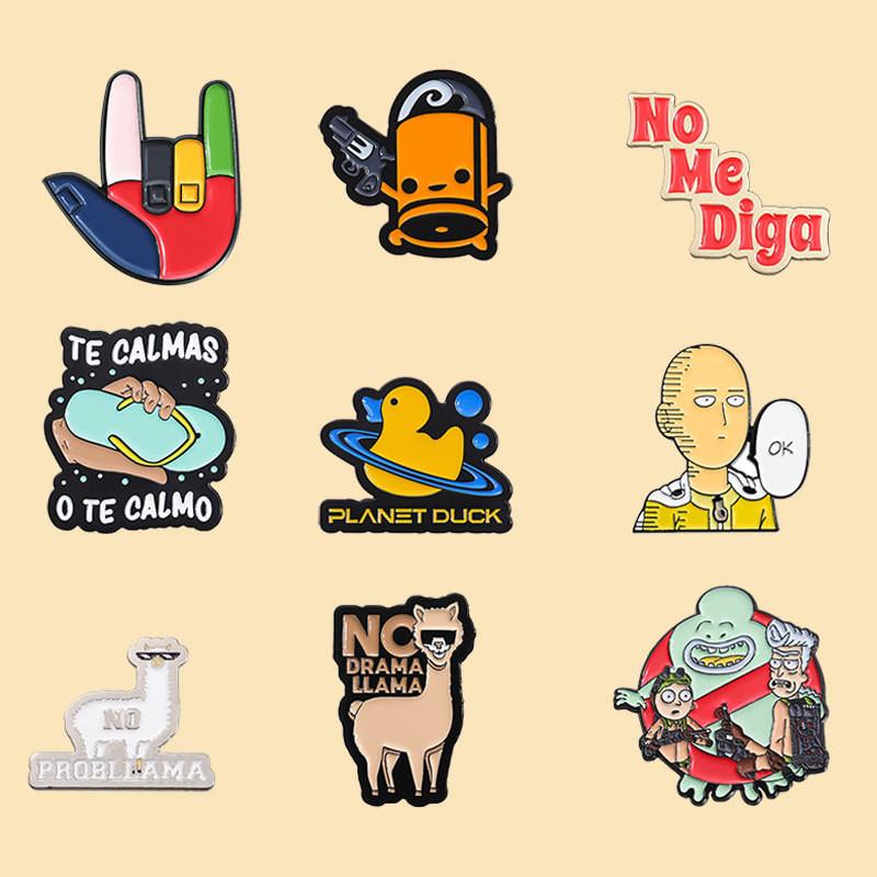 Rainbow Cartoon Stylish Animal Brooch Pin Offering Versatile Decoration For Clothing And Hats