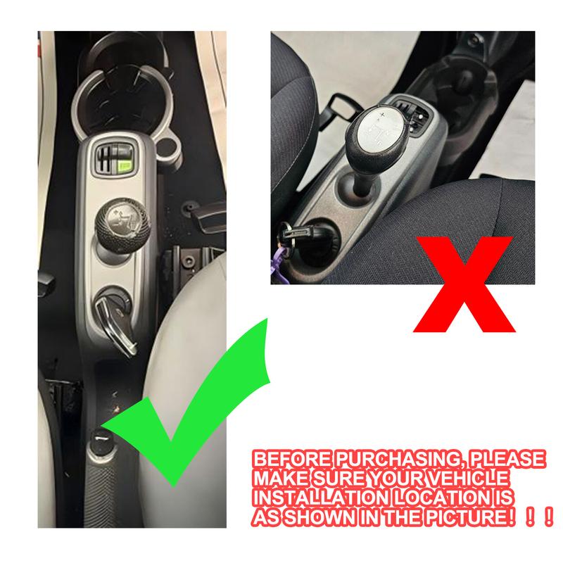 Do Smart Fortwo 450 1998 2014 Gałka Zmiany Biegów Automatyczna Dźwignia Zmiany Biegów AT Czarna Akcesoria Samochodowe Części Wnętrza