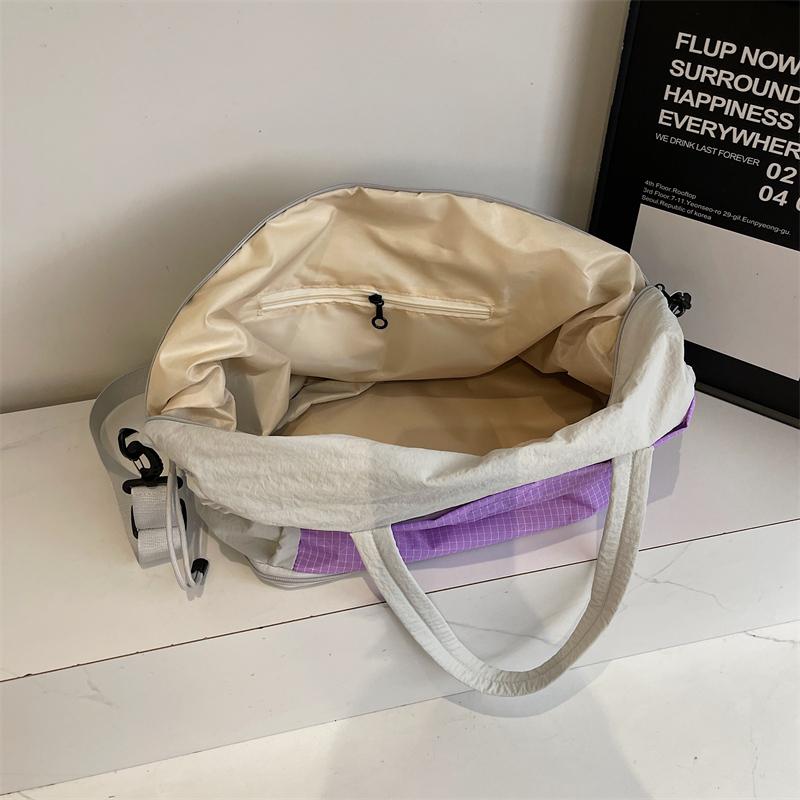 Large Capacity Short Distance Travel Bag Women's Lightweight Sports Fitness Bag Storage Luggage Bag