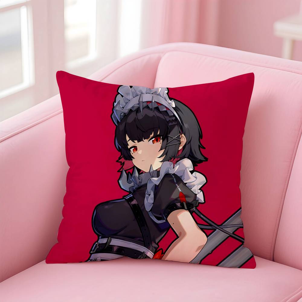 Game Z-Zenless Zone Zero Ellen Joe Pillow Case Pattern Printed Pillowcase For Living Room Sofa Cushion Cover & Bedroom Decor