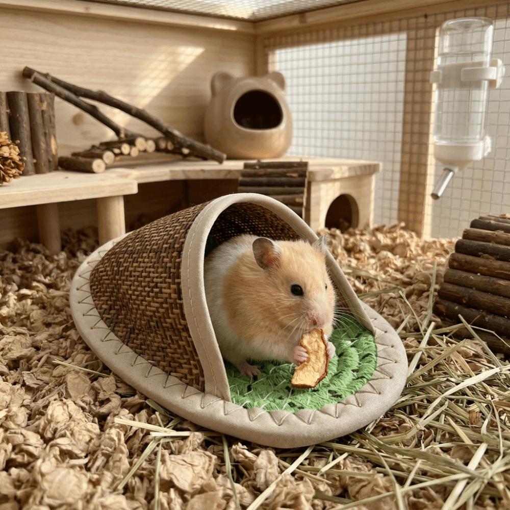 Breathable Hamster Cool Nest Wear Resistant Small Pet Bed Durable Pet Cave Nest  Pet Resting