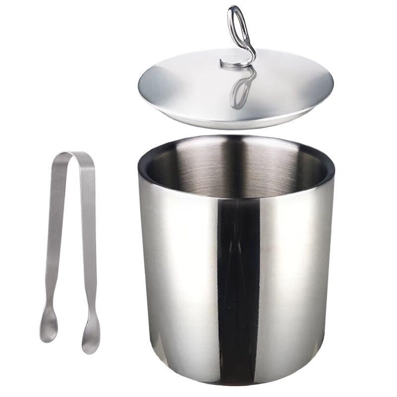 

Stainless Steel Insulated Ice Bucket with Lid