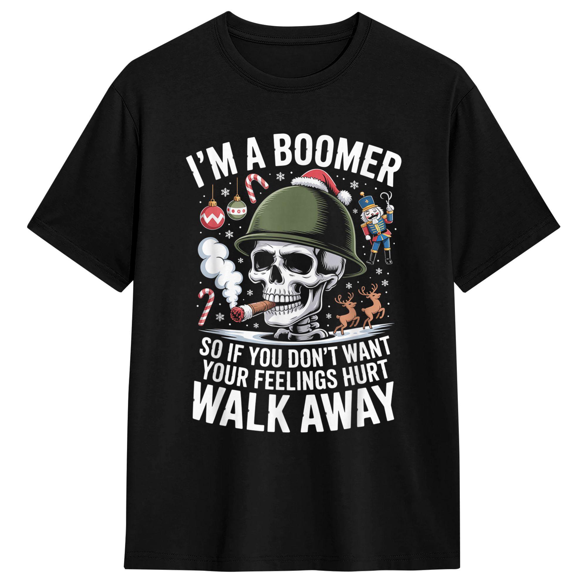 Boomer Generation Badass Before All You Sissies were Born T Shirt Unisexs Cotton Funny TShirt Round Neck Tee Shirt Short Sleeve S
