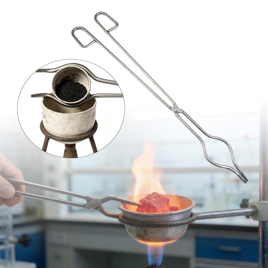Crucible Tongs Melting Plier Holder Furnace Metalworking Tool for