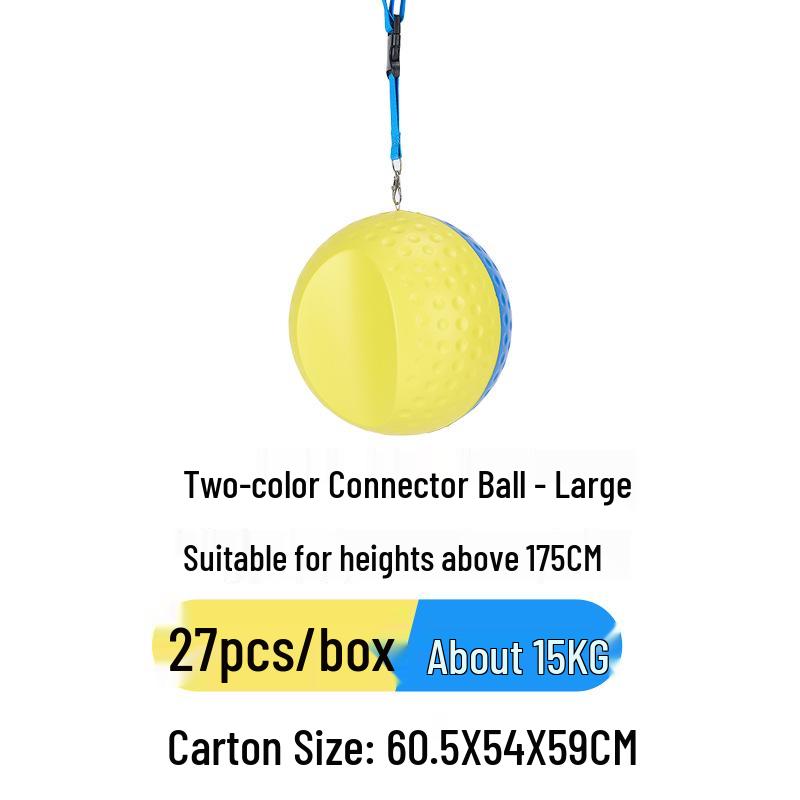 

Patented Golf Ball Connector Set for Swing Practice