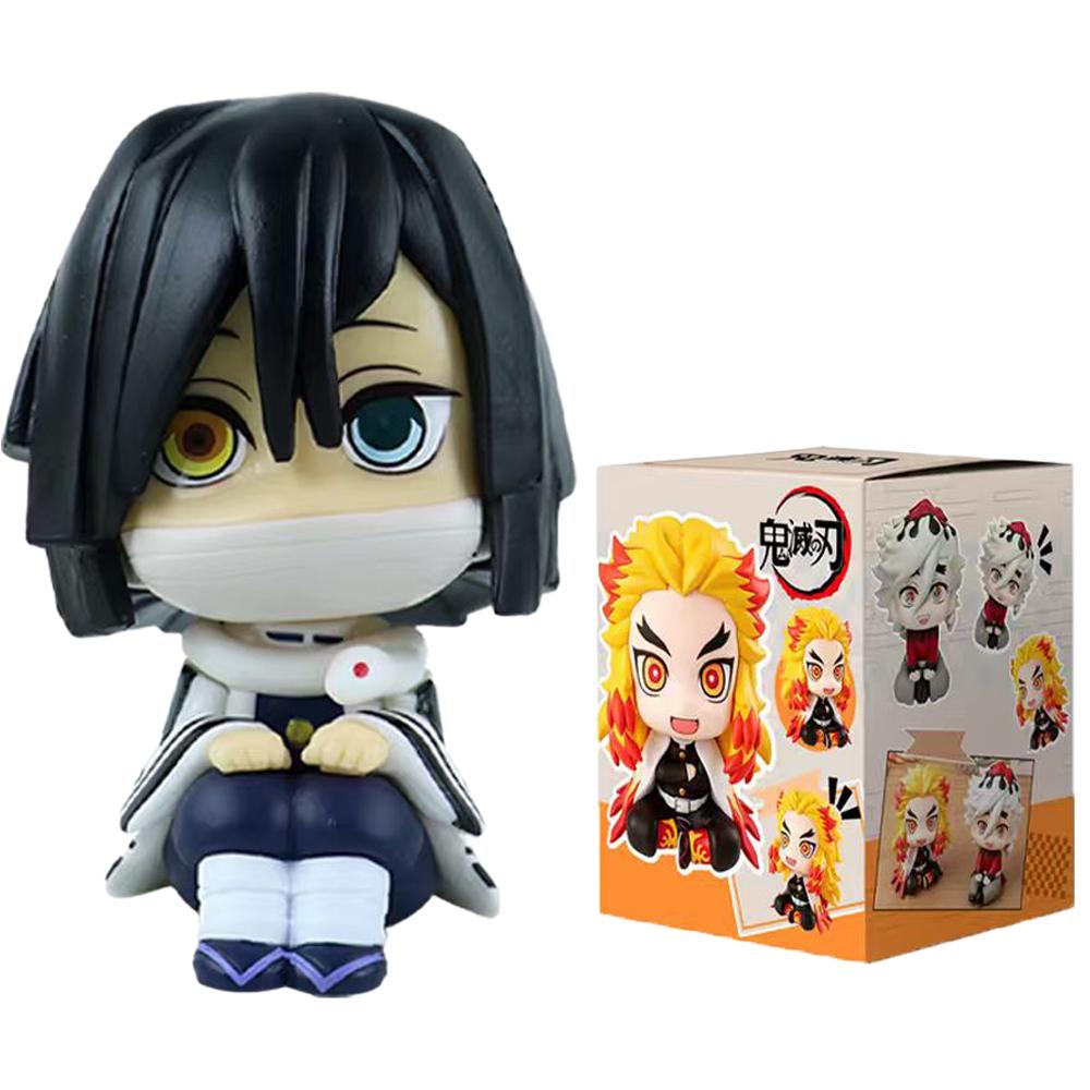 Anime Demon Slayer Tanjiro Kamado Nezuko cartoon figure PVC model ornament child Christmas Halloween gift