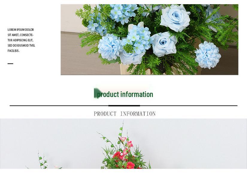 Soft Rubber Simulation Flowers for Wedding, Proposal, and Exhibition Decoration