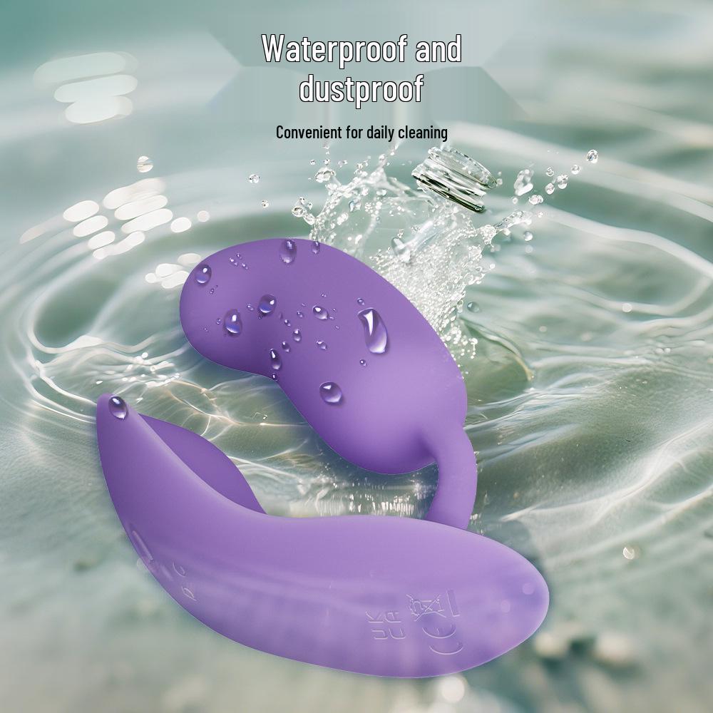 Remote Control Wearable Vibrator: Dual-Ended Clitoral & G-Spot Massager with Small Insertable Penis Attachment