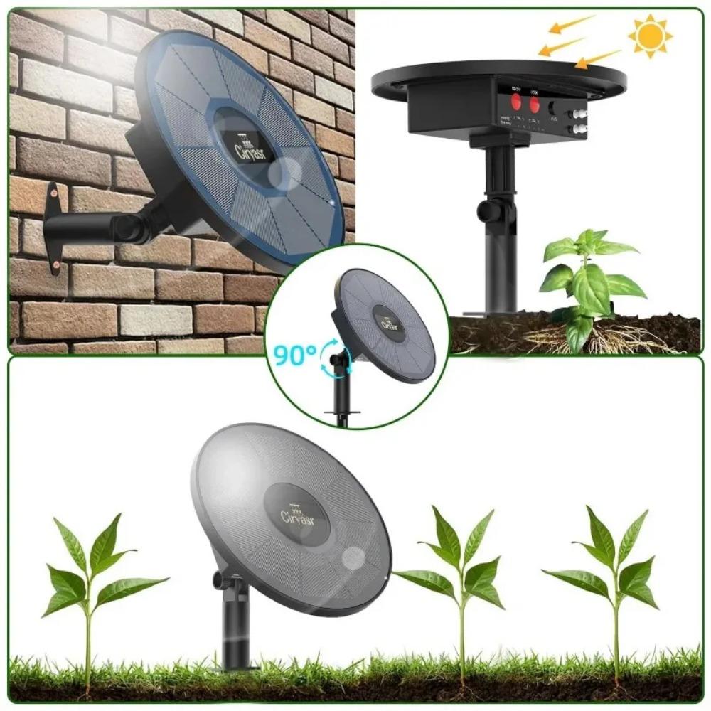 Solar Powered Water Dispenser Garden Drip Irrigation System Balcony Potted Plant Battery Timed Mode Automatic Irrigation System