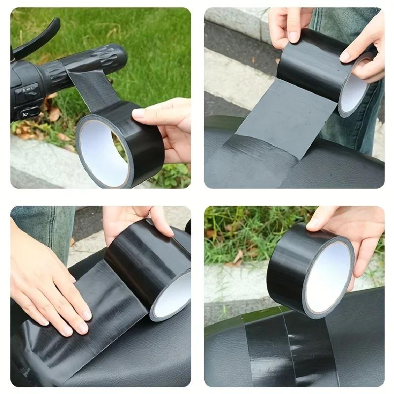 Wielokolorowa taśma tkaninowa jest używana do ochrony rur, uszczelniania drzwi i okien, naprawy poduszek siedzeń, klejenia dywanów i nie tylko.