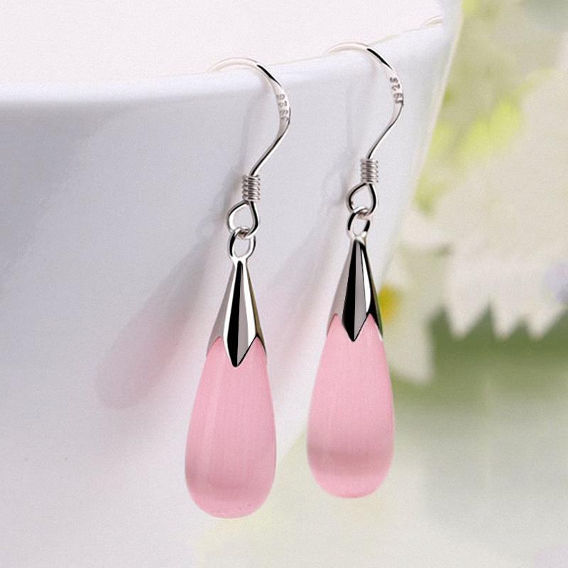 Moonstone Water Drop Earrings - Crystal Jewelry Accessories