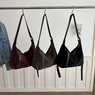 Large Capacity Crossbody Bag with A Single Shoulder Strap for Daily Commuting, Bucket-shaped Tote Bag