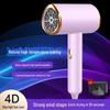 Foldable Negative Ion Hair Dryer with Blue Light for Home, Salon, and Dorm Use