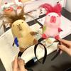 Sött Capybara Hårband Tecknat Djur Hårband Hårbygel för Ungdomar och Cosplay Stilfull Barn Flickor Huvudsmycke Smycken
