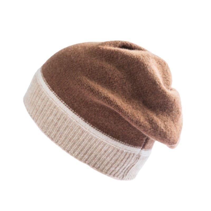 Women S Warm Fleece Lined Ear Protection Knit Beanie Hat For Autumn Winter