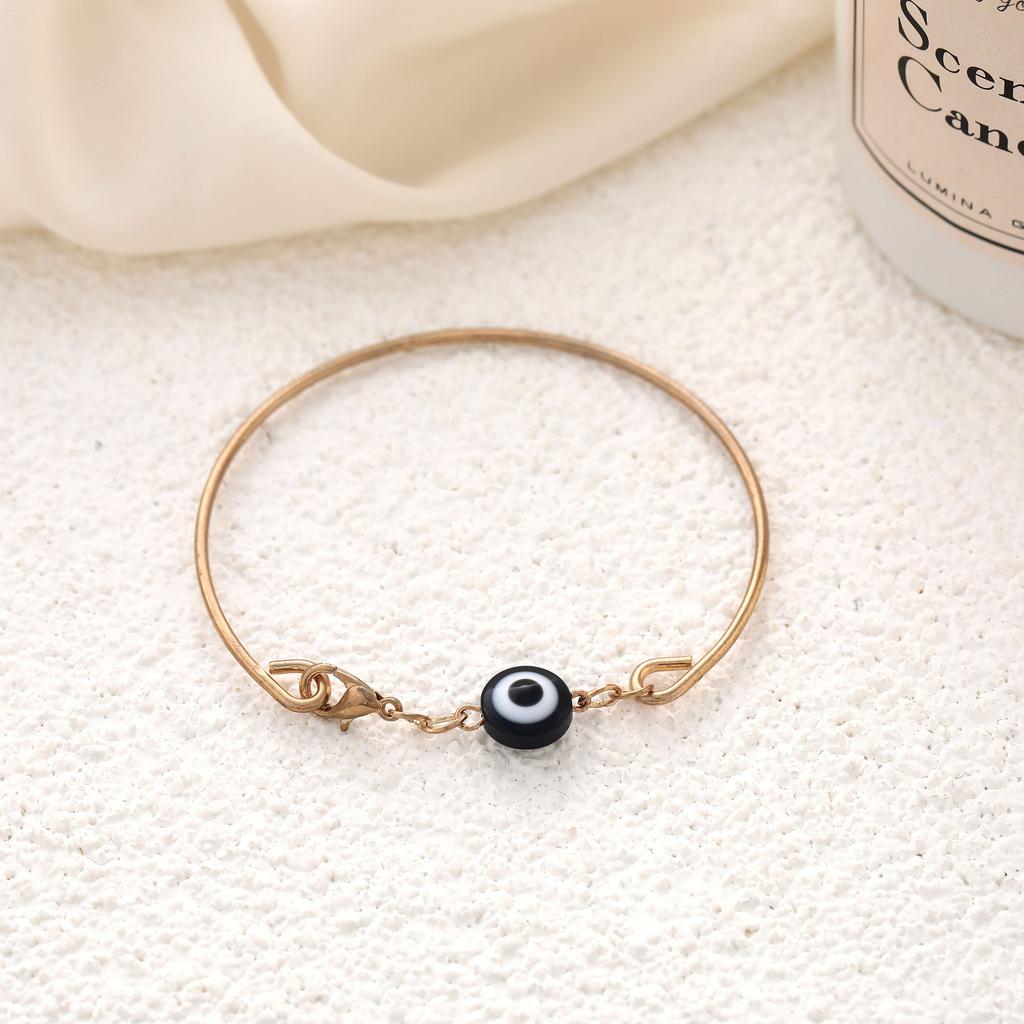Promotion Personalized Combination Jewelry, Fashion Crescent Eyes 6-Piece Set Gold Bracelet
