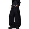 Jeans Americani Larghi Dritti da Uomo Hip Hop Gotico Street Jeans Casual da Uomo