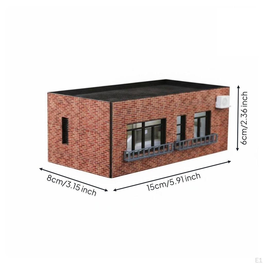 1:64 Scale Diorama Decoration Realistic Details Model Building Collectible Display