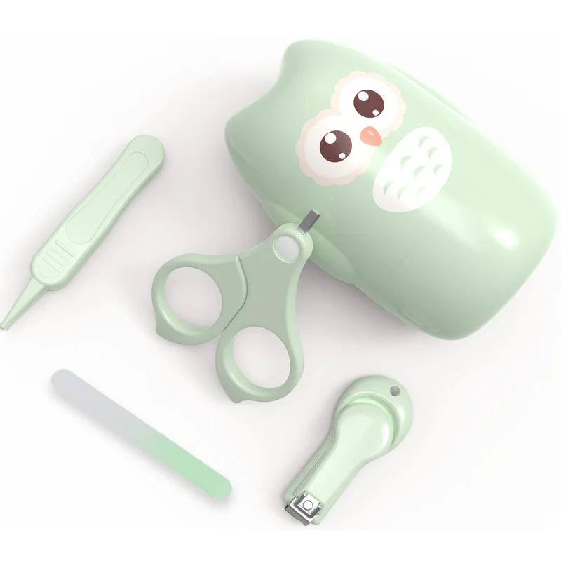 Newborn Baby Nail Scissors Baby Nail Care Tools Kids Safety Portable Nail Scissors Trimmer Tweezers with Box Kids  Nail Art  Set