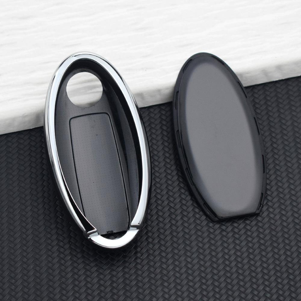 5 Buttons Premium Soft TPU Keyless Remote Key Fob Protective Shell for Nissan Rogue X-Trail T32 Murano Maxima Patrol Key Chain