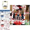 Graduation Photo Booth Props Set With 26pcs Paper Handheld Frames For Party Decorations