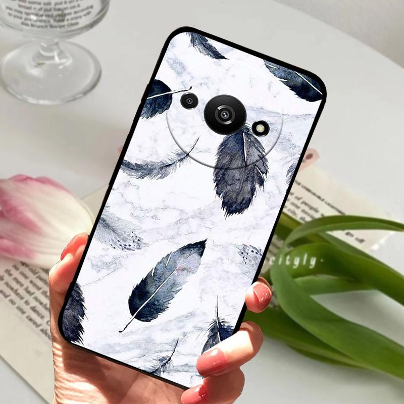 Für Redmi A3 Hülle 23129RN51X Mode Weiches TPU Silikon Handy Schutzhülle Für Xiaomi Redmi A 3 Pro Fundas A3x Stoßfänger Schalen