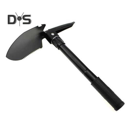 Klappspaten, multifunktionale Militärschaufel mit Aufbewahrungstasche, Outdoor-Überlebensschaufel, taktische Schaufel zum Wandern, Camping und Gartengebrauch