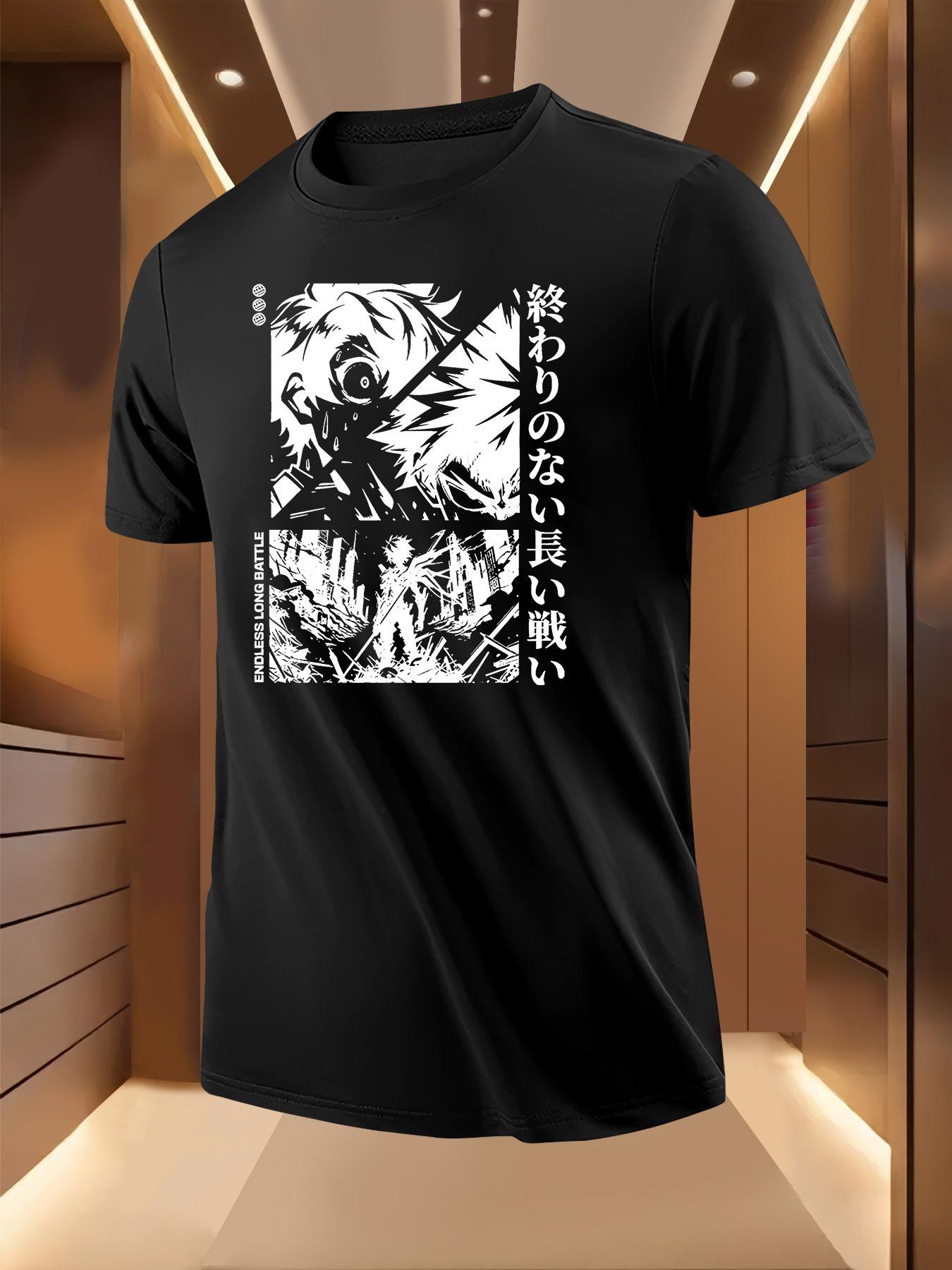 Anime Tshirt Anime-Inspired Graphic Tshirt - Breathable L... S