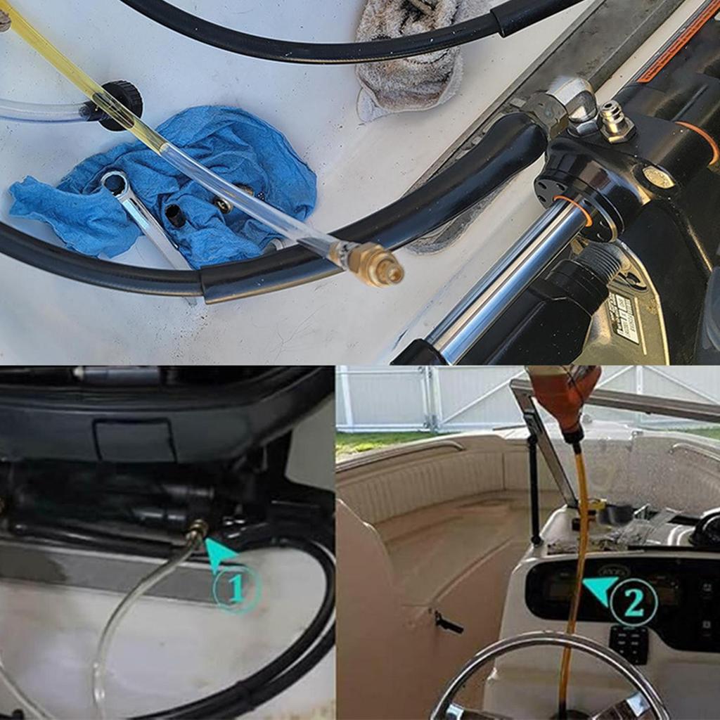 Gear Oil Transfer Pump Lube System Extractor Pump Gear Ship Steering Systems Kit For Transmission Boat Marine Automotive Car