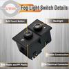 Fog Light Switch, 15143597 Fog Lamp Switch for 03-07 Chevy Silverado 1500 2500 3500 GMC Sierra 1500 2500 3500 Escalade, Yukon XL1500,Replaces#