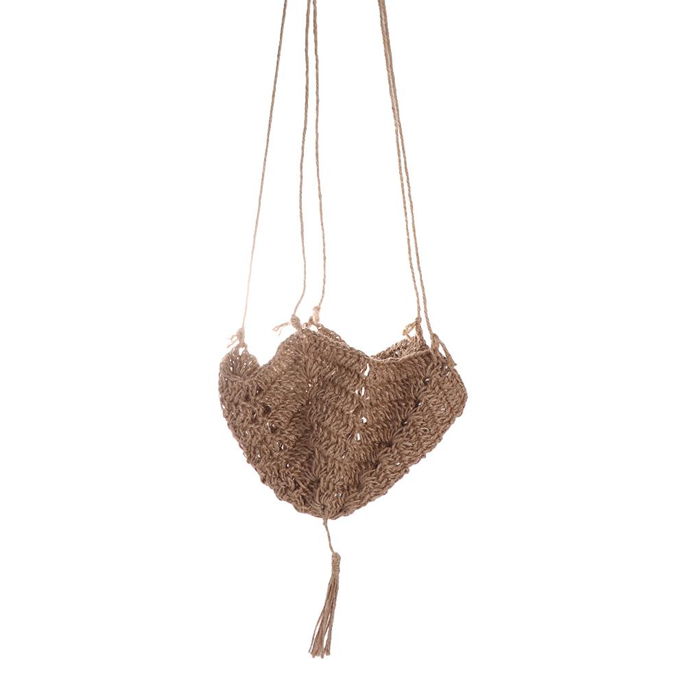 Sturdy Macrame Flower Pot Hanging Basket Hat Shaped Plant Hanger Nordic Hanging Planter  Plant