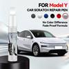 Pentru Tesla Model Y 1996-2026 Creion de Reparare Vopsea Auto Creion de Retușare Auto Negru Alb Agent de Reparare Vopsea Jantă Tesla Reparare Vopsea