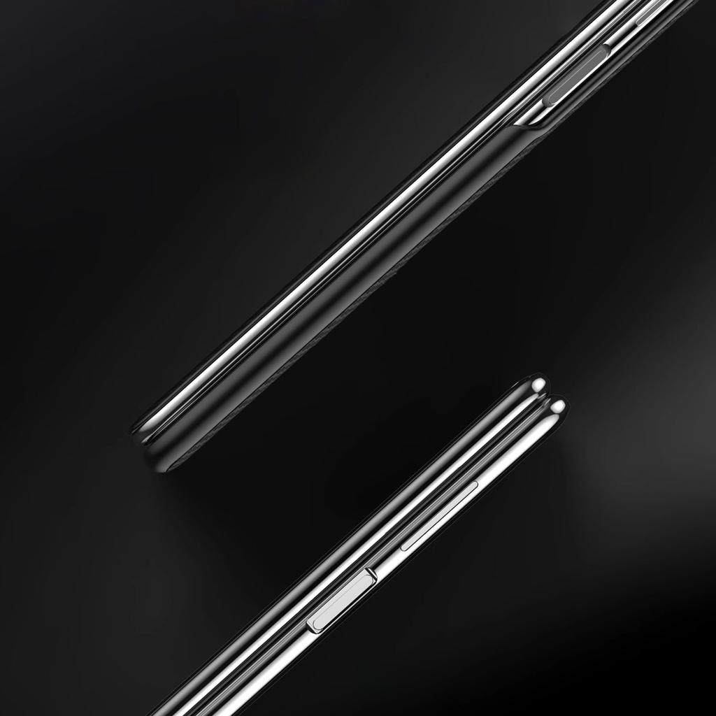 SULADA For Vivo X Fold3 Pro Case View Window Leather+PC Back Cover with Wake/Sleep Function